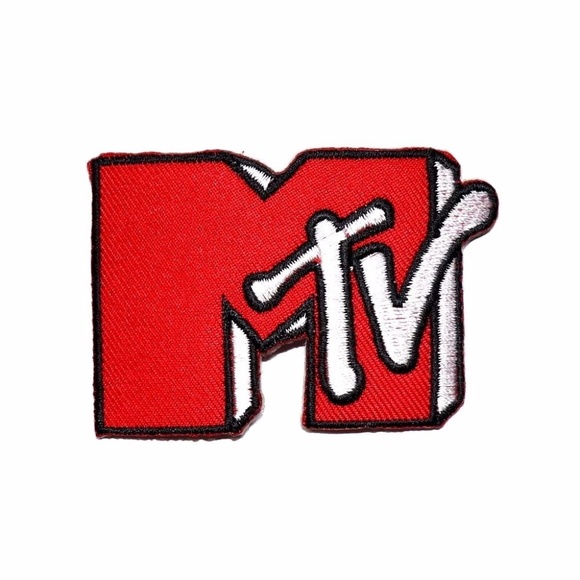 MTV Patch, Retro Iron On Applique, Embroidered - Picture 1 of 1