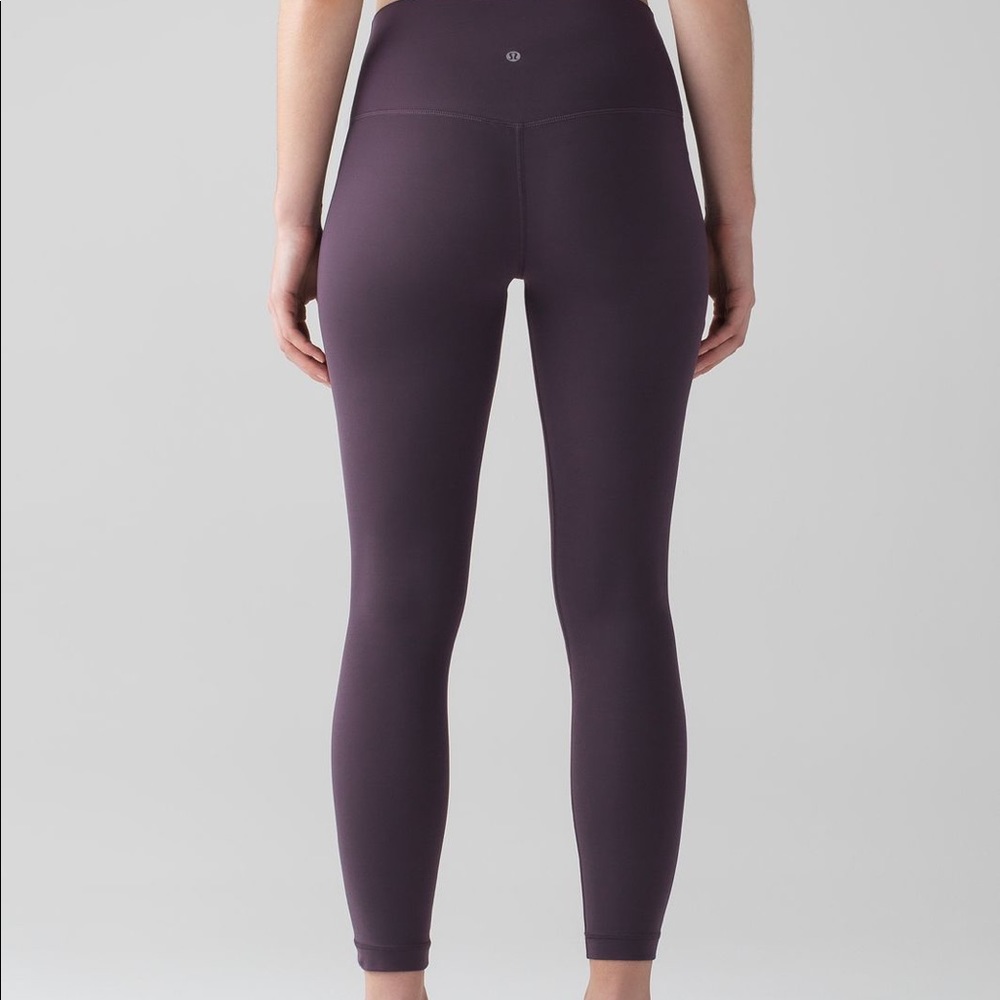 SOLD! Lululemon align pant black currant