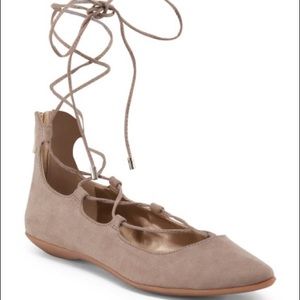 BCBGeneration Lace Up Flats