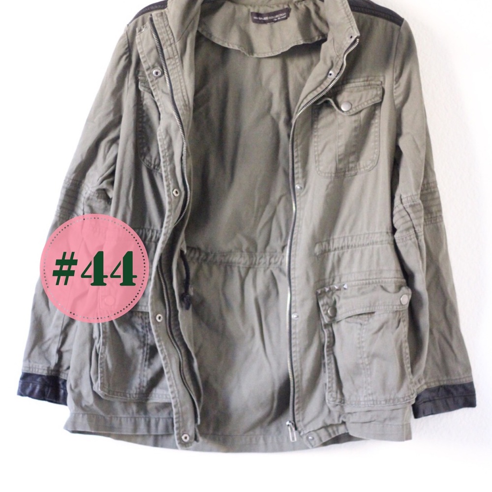 Women's Military Jacket in army green