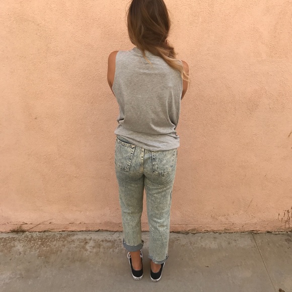 Bossy Cut Out Tank Tee with Grommets - Picture 6 of 6