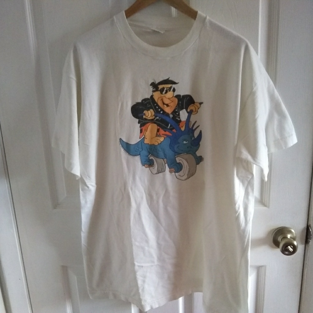 1993 Flintstones shirt size XL Too Sweet Tag
