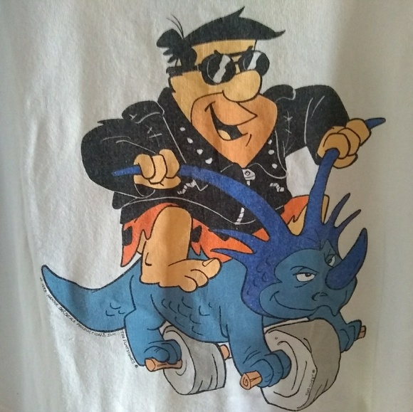 1993 Flintstones shirt size XL Too Sweet Tag - Picture 3 of 3