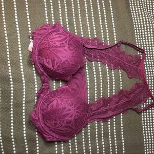 VS PINK "The Date Racerback Push-Up Bra"