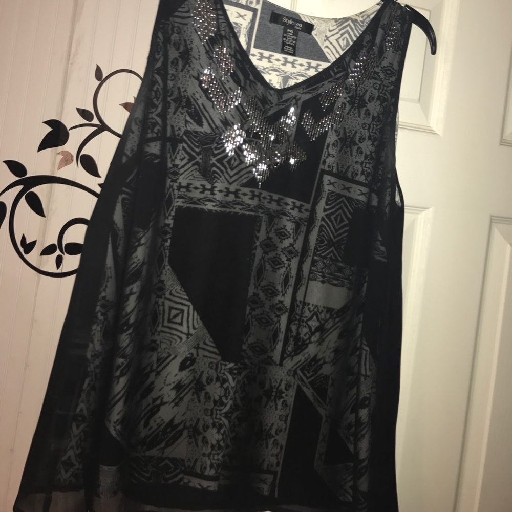 Sequin top
