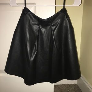 Bebe: Faux Leather Skirt