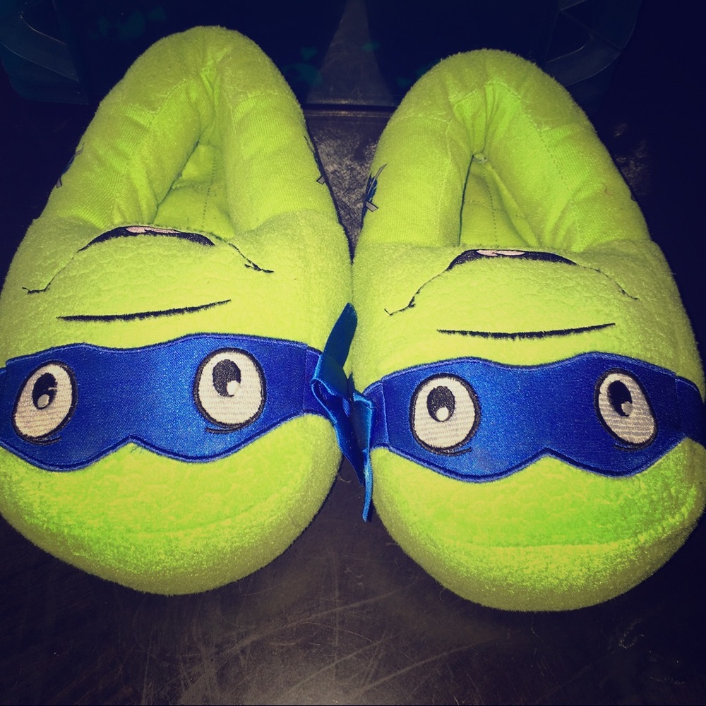 Ninja Turtles House Shoes, Gently Used, Sz 4/5
