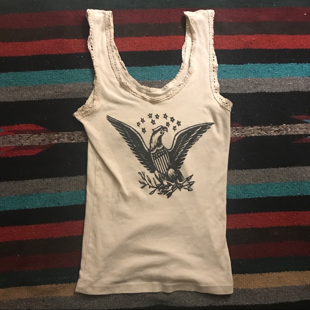 Bandit Brand Eagle Lace Tank