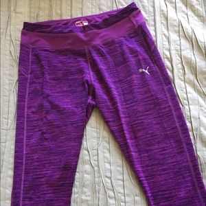 Puma Pants - Puma workout capris Puma Pants - Puma workout capris