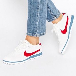 Nike Classic Track Shoe Blue & Red (Rare)