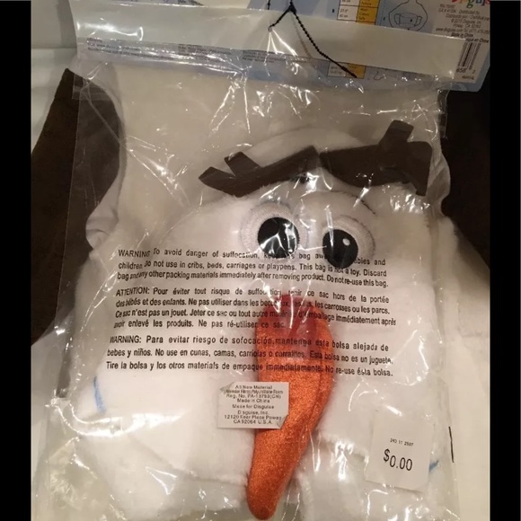 NEW FROZEN OLAF DELUXE TODDLER CUSTOM SIZE L 4-6 - Picture 2 of 4