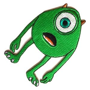 Monsters Inc Patch/ Mike Wazowski Iron On Embroide