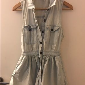 skirt dress denim cold off shoulder