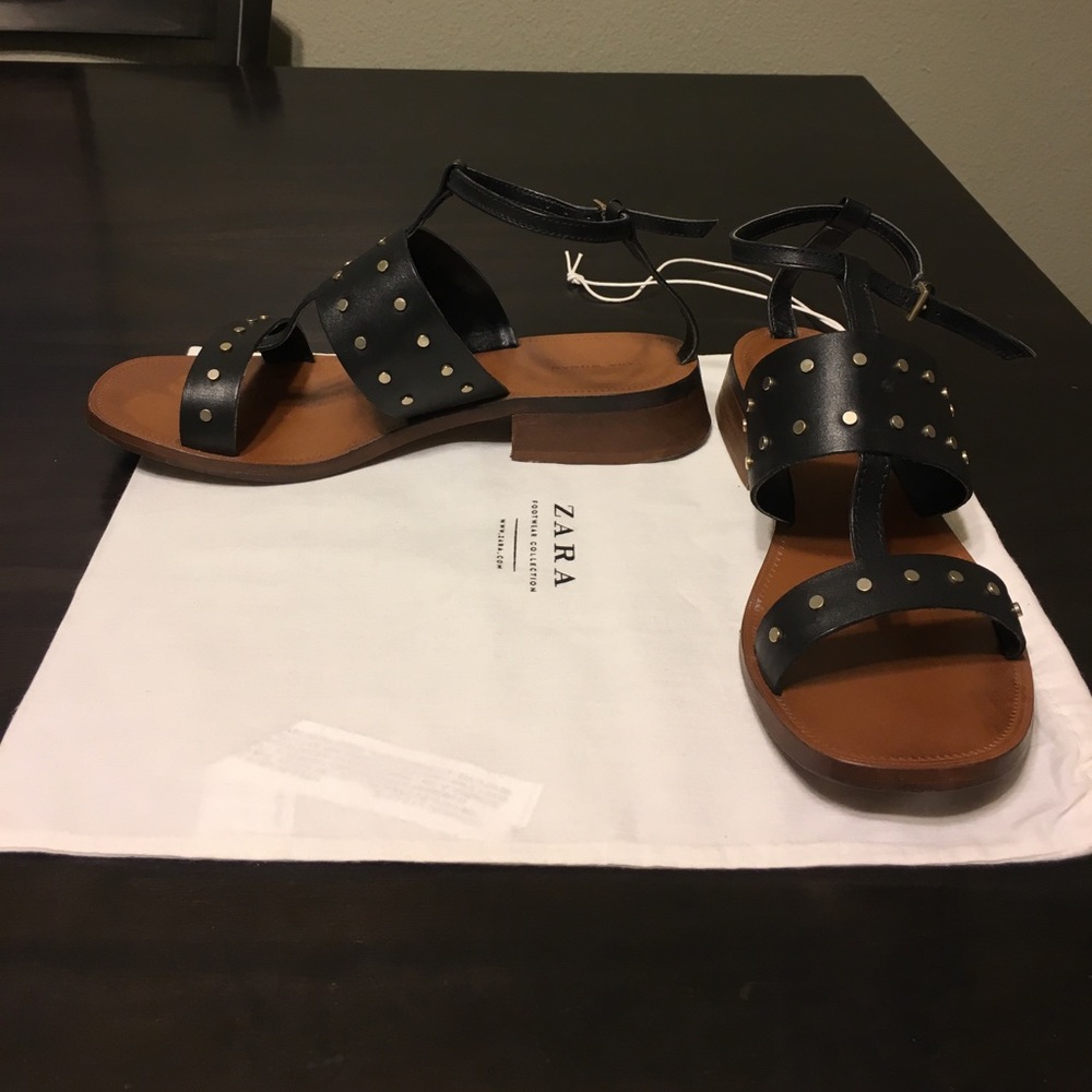 Zara studded sandal