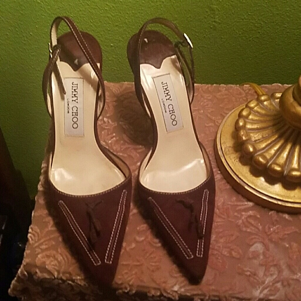 Jimmy choo brown heel