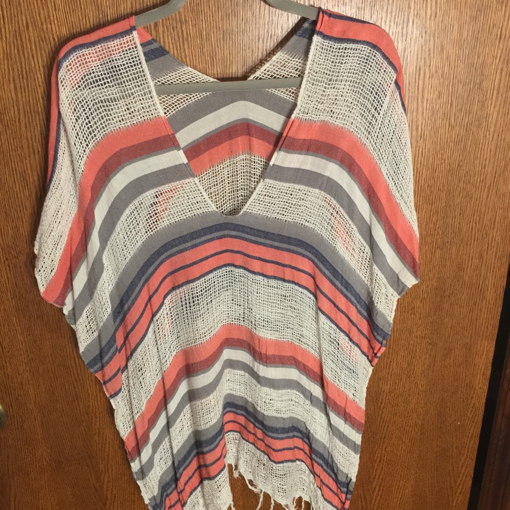 Maurices Multi Color Poncho