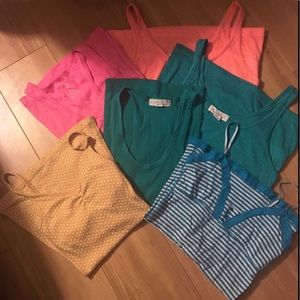 Bundle Of Six Tank Tops.