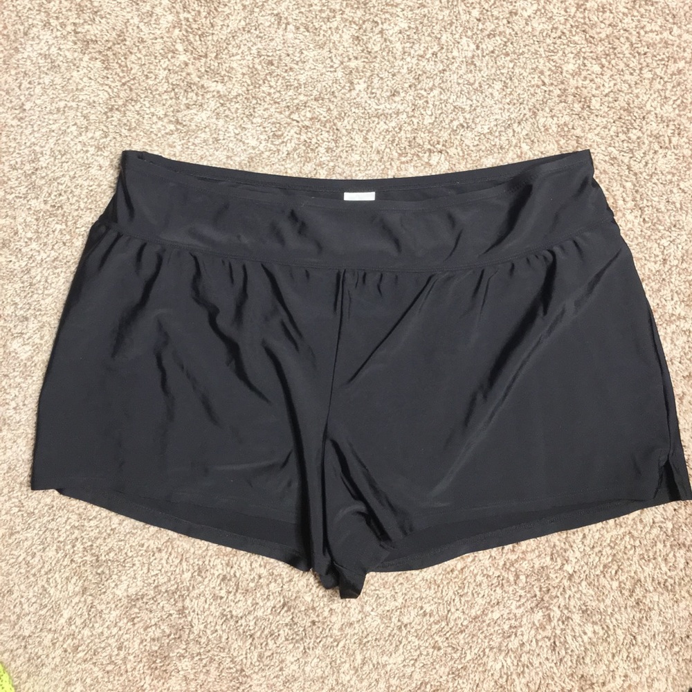20W/22W Black Bathing Suit Bottom