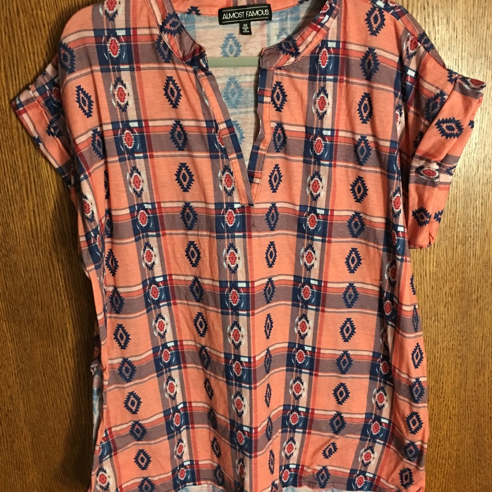 3X patterned long shirt  -Final Price-