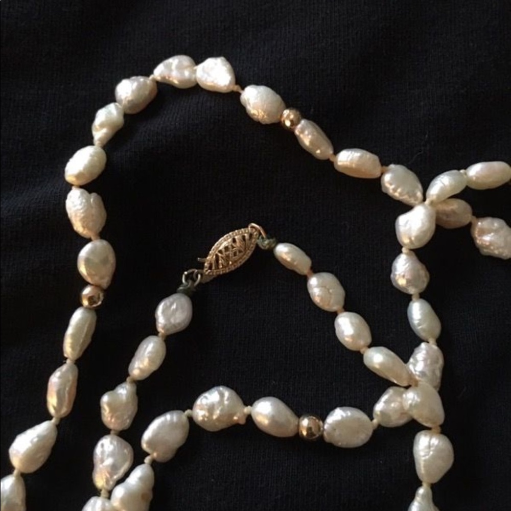 14k & Pearl Necklace