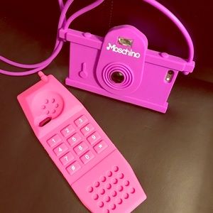 Moschino Fashion iPhone 6 Plus cases NEVER USED! Moschino Fashion iPhone 6 Plus cases NEVER USED!