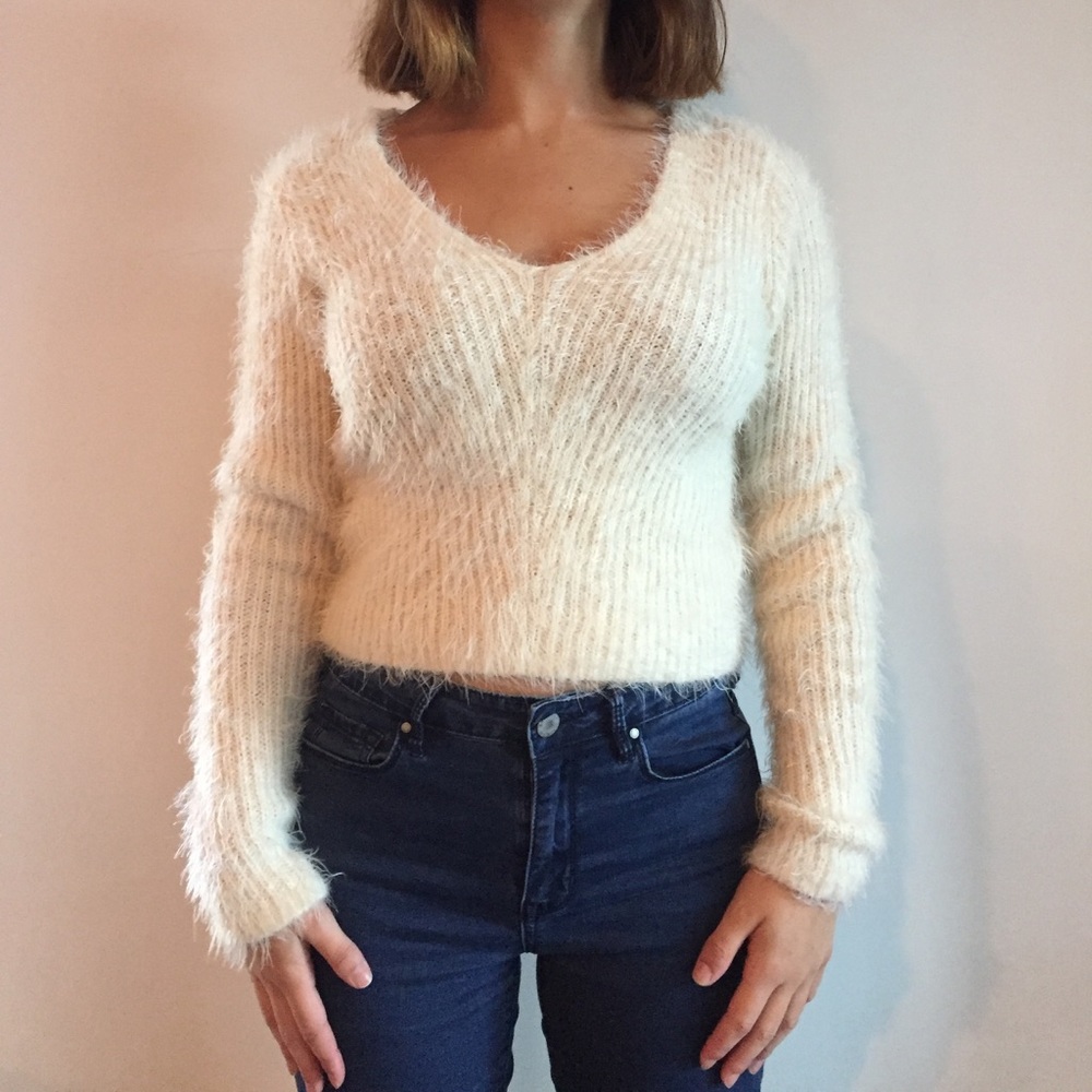 Fuzzy sweater