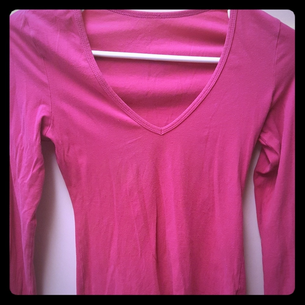 Cute hot pink bebe sport top