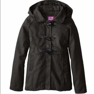 Girls Black Wool Coat Size 10/12