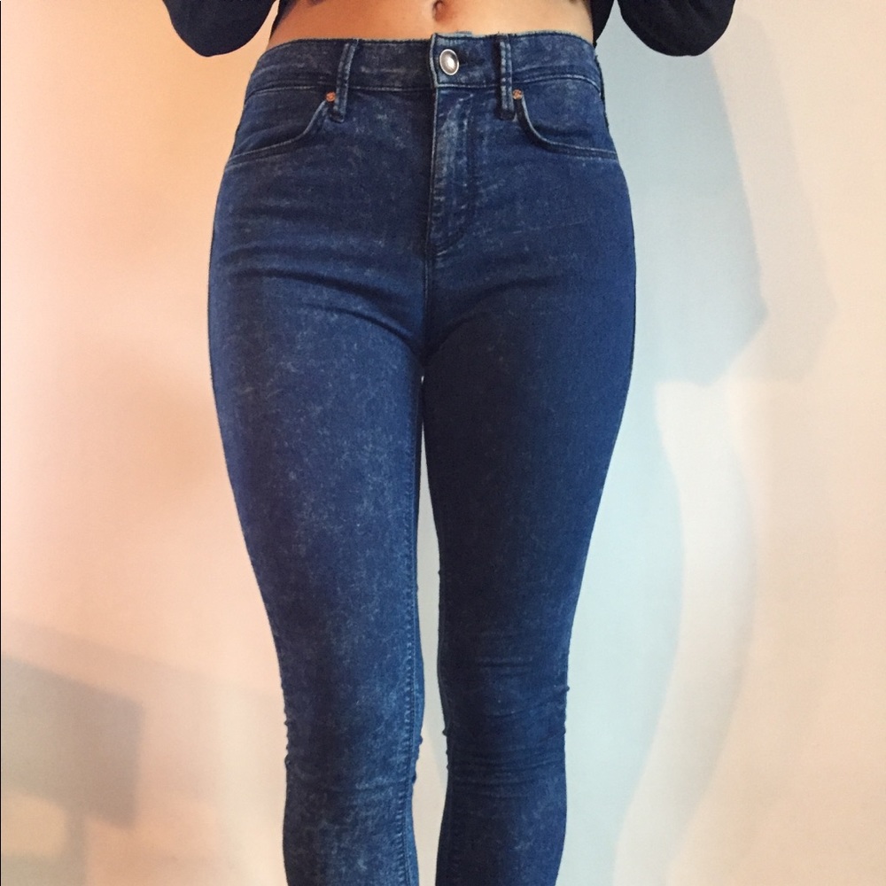 Acid wash Jeggings
