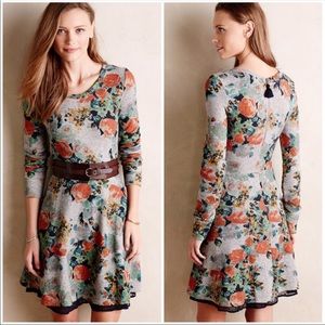 ANTHROPOLOGIE | Saturday Sunday Terry Floral Dress