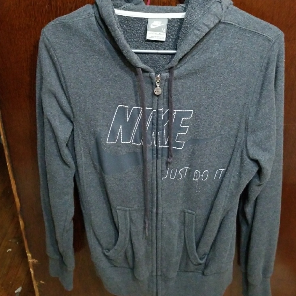 Ladies grey Nike hoodie