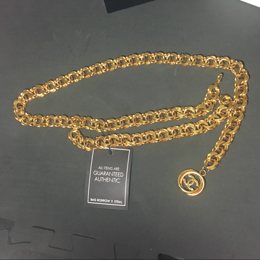 Authentic Chanel Vintage Medallion Belt