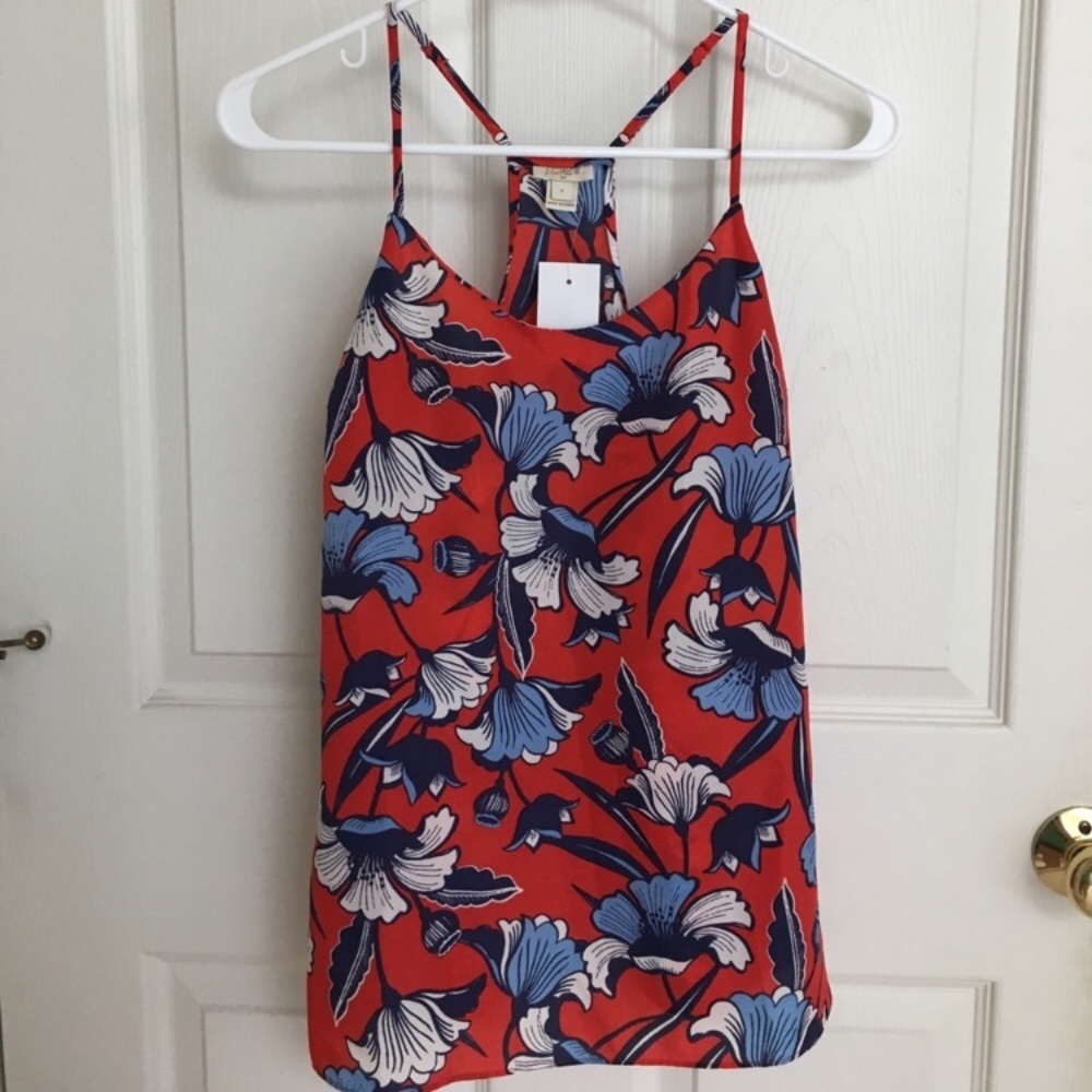 J. Crew Printed Cami Top New With Tags!