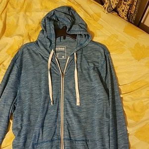 Blue hoodie
