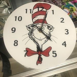 Dr Seuss Wall Clock