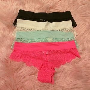 Four VS Lace Panties