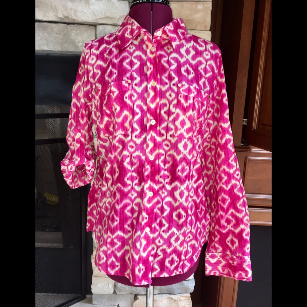 Michael Kors L/S button down w/ roll up sleeves