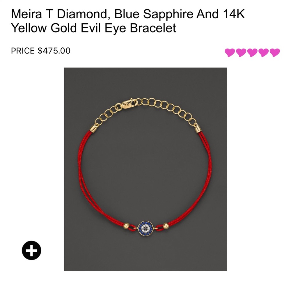 Evil eye bracelet