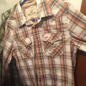 Men's Hollister Button Down Plaid shirt