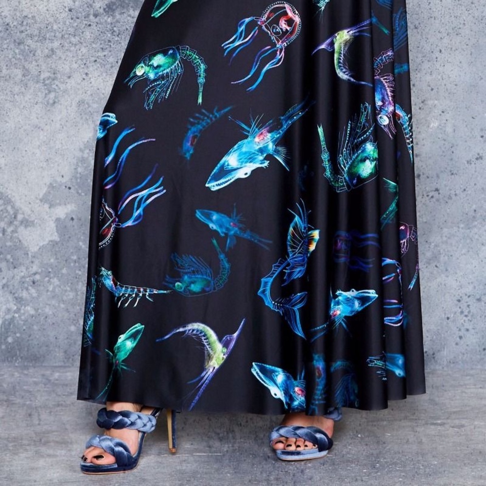 ISO Black Milk The Depths Below Maxi Skirt