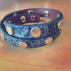 Tory Burch leather wrap bracelet