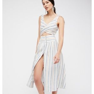 Free People Kansas City Midi Dress Size 4