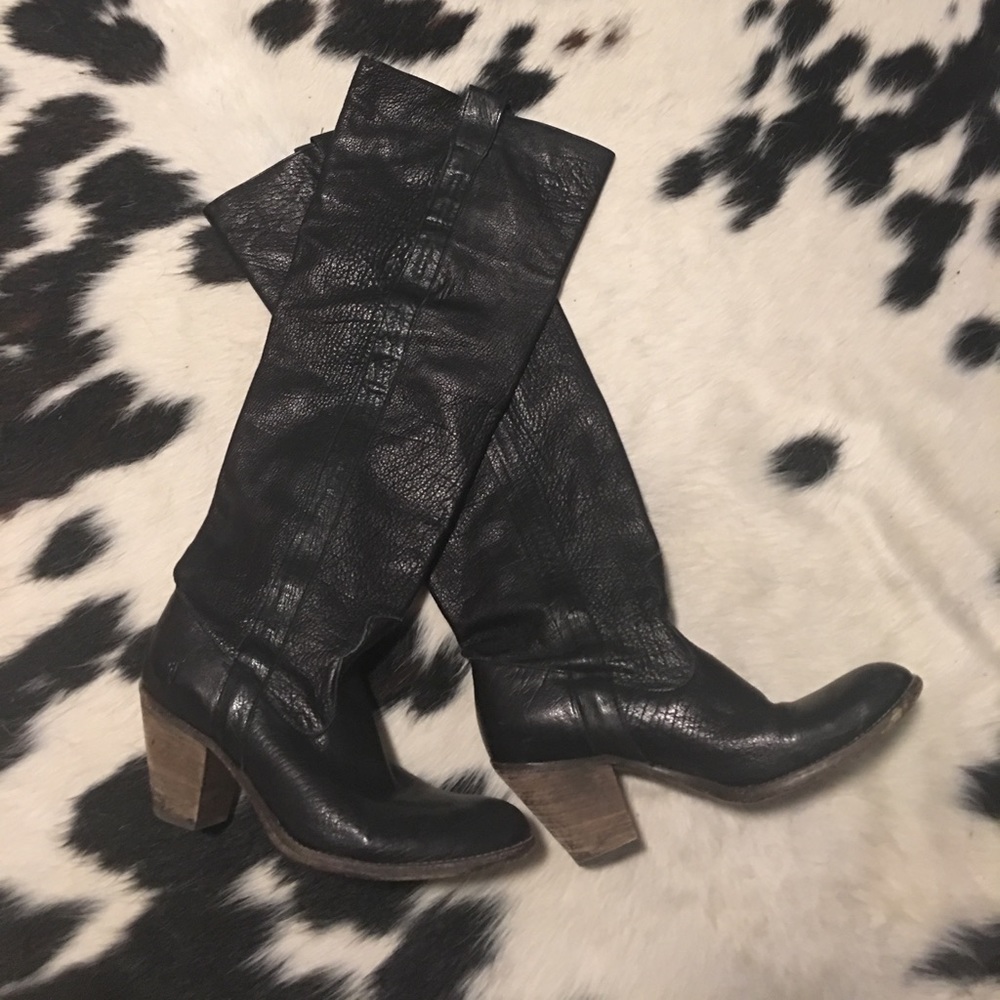 Black Frye boots