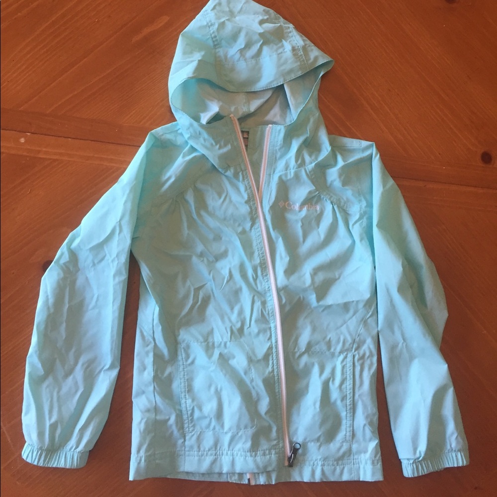 Girls Columbia Rain shell.  NWOT. Size XS 6/6x