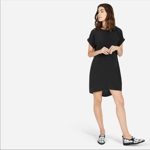 Everlane Silk Shirt Sleeve Dress