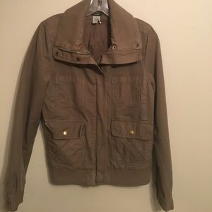 Timeless J. Crew Cotton Bomber Jacket