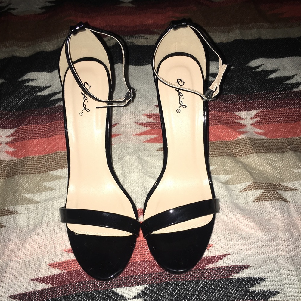 Simple black heels