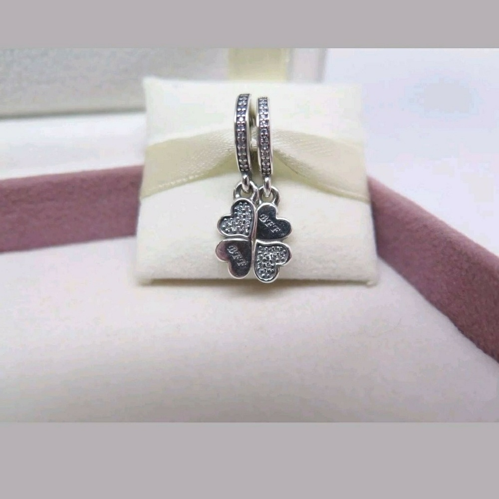 Pandora Best Friends ForeverCZ Dangle Charms