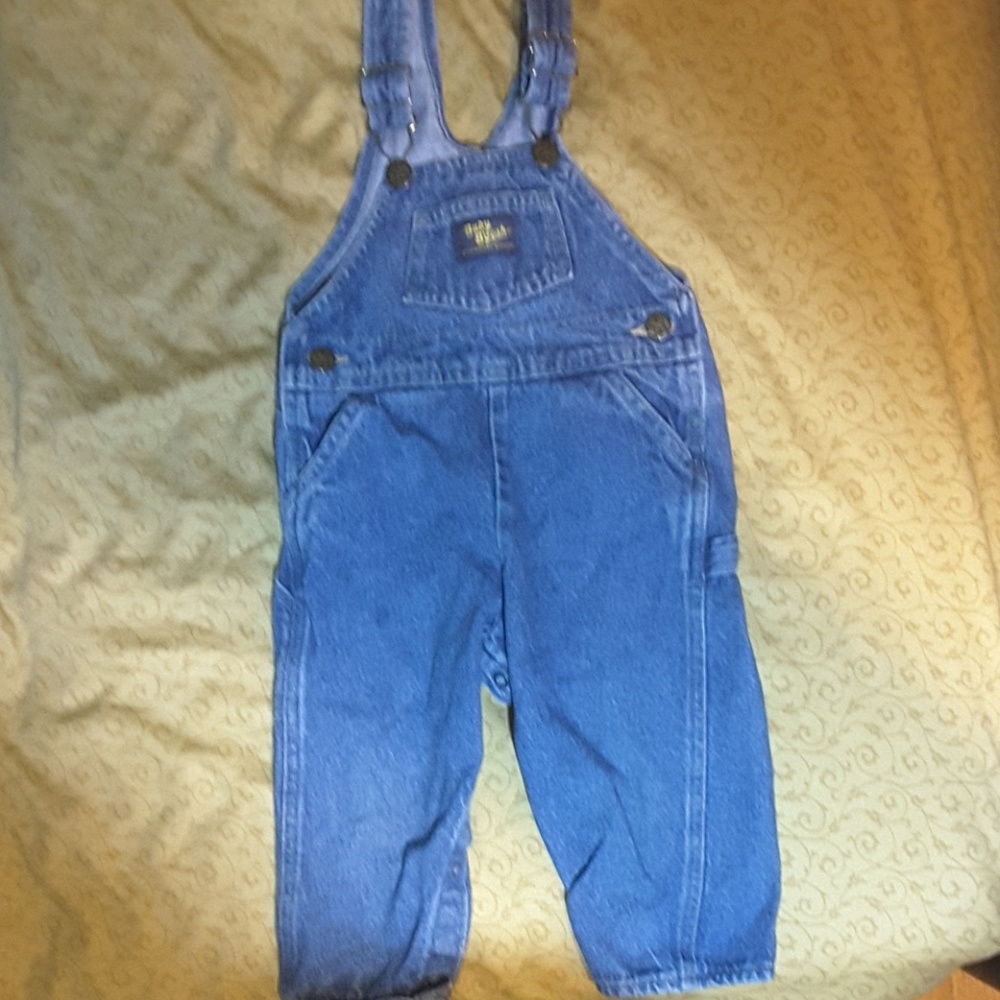 Baby B'gosh denim overalls  sz 24 mos