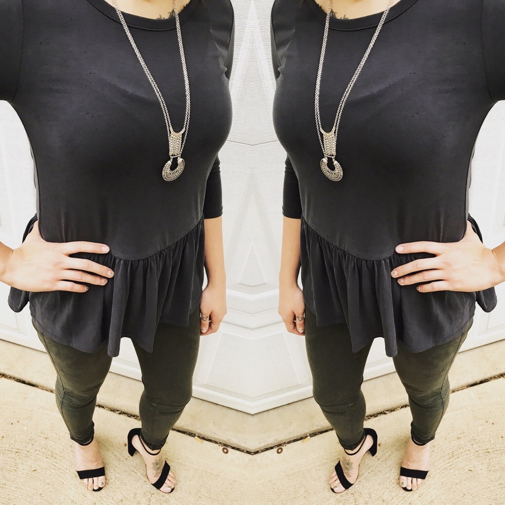 Peplum top